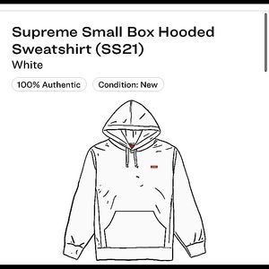 Dead stock Supreme Small Box Logo Sweatshirt